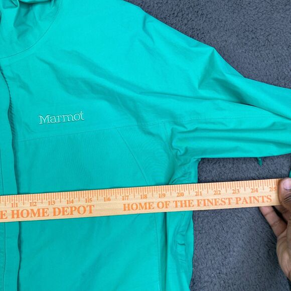 Marmot Gore Tex Jacket Womens L Minimalist Rain Full Zip Hooded Shell - Picture 12 of 14